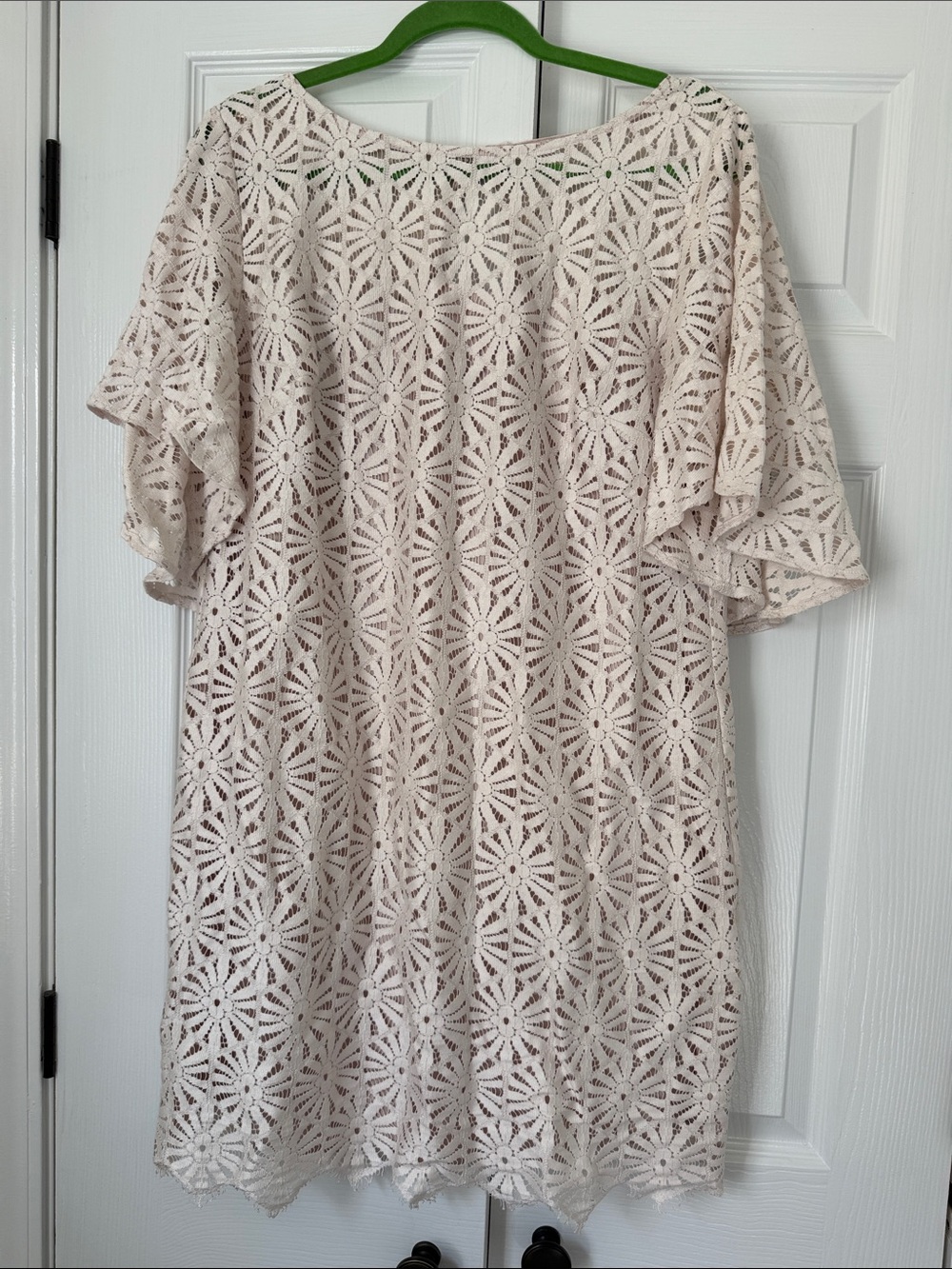 Trina Turk Cream Lace Midi Dress
